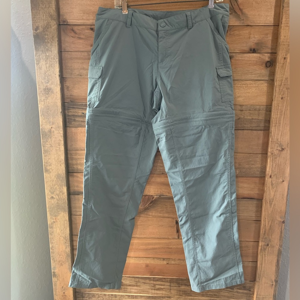 The North Face Women's Convertible Zip Off Hiking Outdoor Cargo Pants Size 14